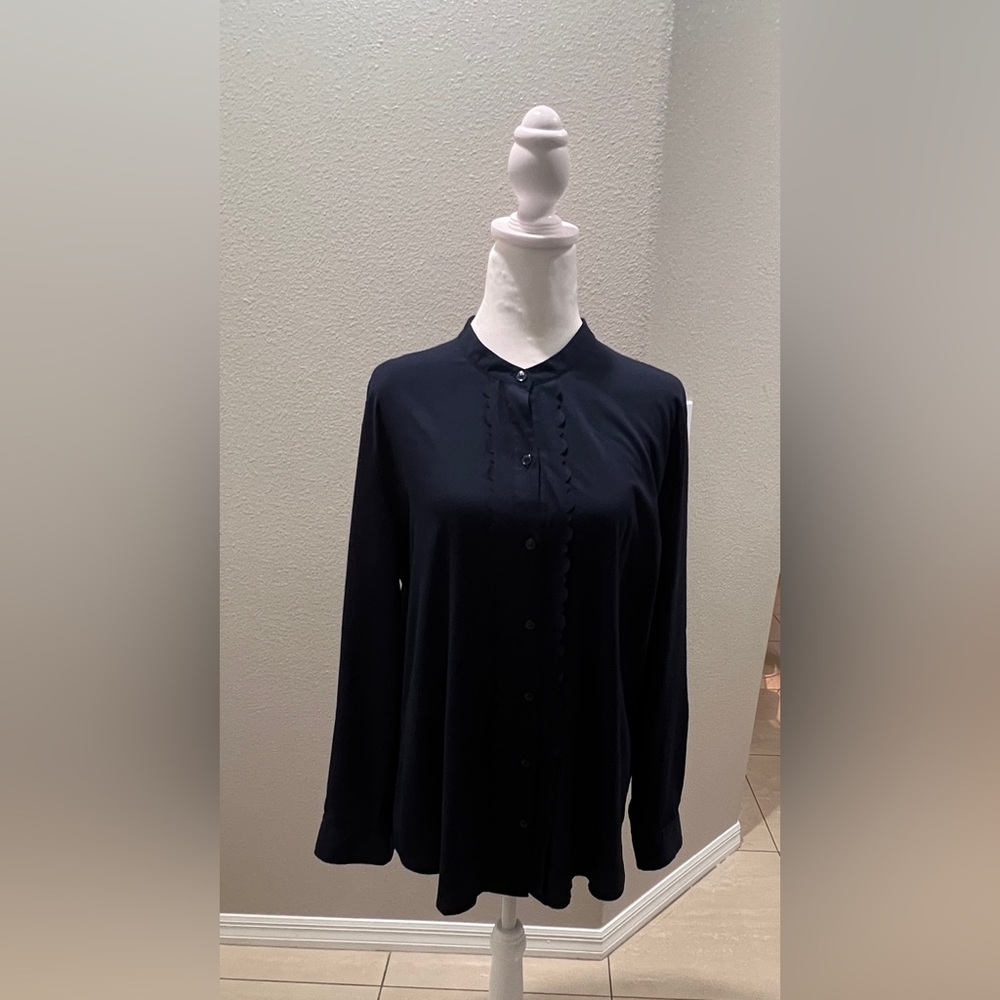 Banana Republic Classic Dark Blue Blouse